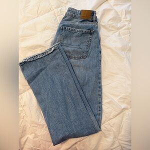 American Eagle 90’s Boot Cut Light Wash Jeans 100% Cotton Size 0 Regular